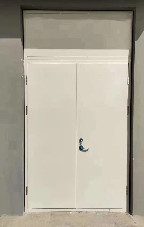 展览馆项目完成大跨度额敏防火门安装